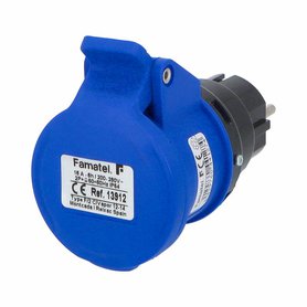 Adaptér 13912 IP20/230V/16A - domovní vidlice / CEE zásuvka