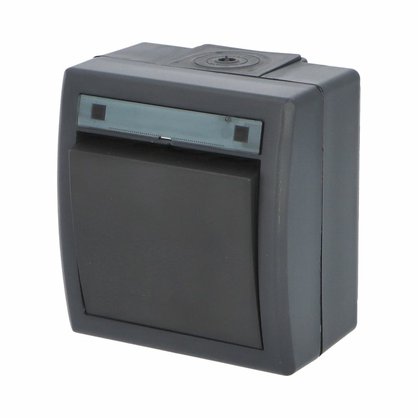 ATLAS IP55 Přepínač střídavý č.6, antracitový