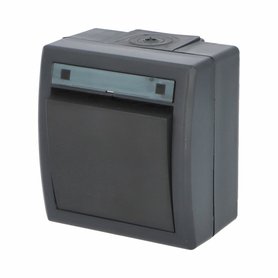 ATLAS IP55 Přepínač střídavý č.6, antracitový