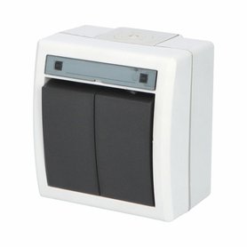 ATLAS IP55 Spínač sériový č.5, šedý