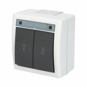 ATLAS IP55 Spínač žaluziový č.1/0+1/0