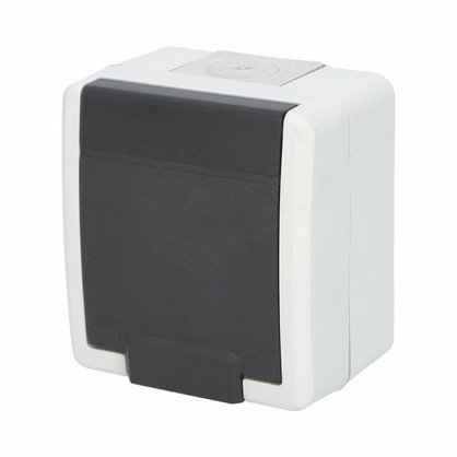 ATLAS IP55 Zásuvka 2P+PE s ochr. kolíkem