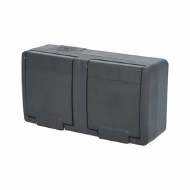 ATLAS IP55 Zásuvka 2x 2P+PE, 2-násobná