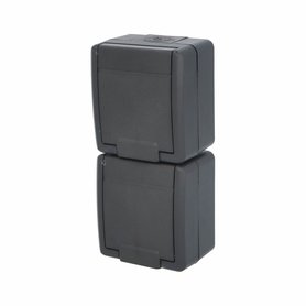 ATLAS IP55 Zásuvka 2x 2P+PE, 2-násobná svislá