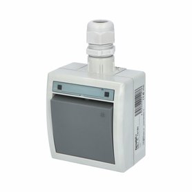 ATLAS IP65 Přepínač křížový č.7 s vývodkou M20, na povrch, šedý