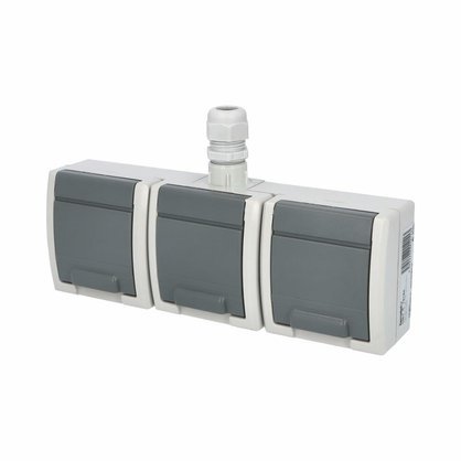 ATLAS IP65 Zásuvka 3x 2P+PE