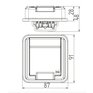 ATLAS IP55 Zásuvka vestavná 2P+PE_5