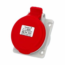 Zásuvka vestavná 23331 IP44-54/400V/16A/5P 6h, šikmá 10° - SpeedPRO
