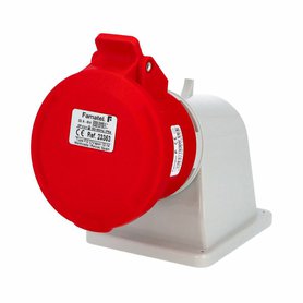 Zásuvka vestavná 23353 IP44/400V/32A/5P 6h, úhel 90° - SpeedPRO