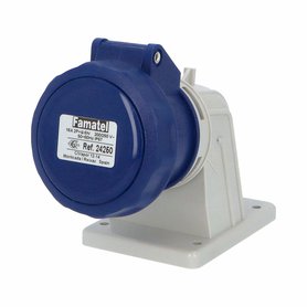 Zásuvka vestavná 24250 IP67/230V/16A/3P 6h, úhel 90° - SpeedPRO