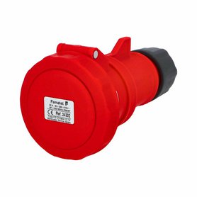 Spojka 24302 IP66-67/400V/32A/4P 6h, přímá - SpeedPRO
