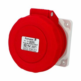 Zásuvka vestavná 24371 IP66-67/400V/16A/5P 6h, přímá - SpeedPRO