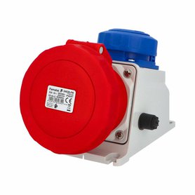 Zásuvka nástěnná kombinovaná 24626-FR IP67/1x230V/16A