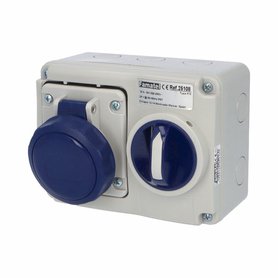 Zásuvka nástěnná blokovaná 25108 IP67/230V/16A/3P 6h - SpeedPRO