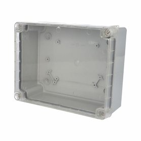 Krabice AcquaBOX 3044 IP55 235x182x95mm průhledné víko, hladké boky