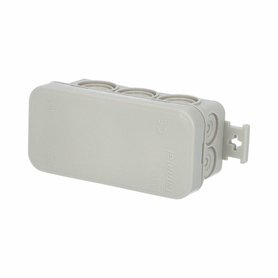 Krabice F6 - MiniBOX IP55 rozbočovací, s naklapávacím víčkem, 90x43x40mm