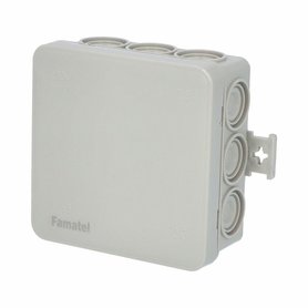 Krabice F12 - MiniBOX IP55 rozbočovací, s naklapávacím víčkem, 85x85x40mm