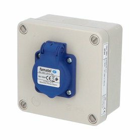 Zás. krabice AcquaBOX 3061 IP54 1x230V s ochr. kolíkem