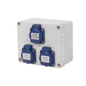 Zás. krabice AcquaBOX 30651 IP54 3x230V s ochr. kolíkem
