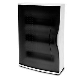 Rozvodnice NUOVA 3636 IP40, 36mod., na omítku, průhl. dveře, 460x310x110mm