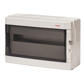 Rozvodnice AcquaPLUS 39018 IP65, 18mod. (1x18), na omítku, průhl. dveře, 290x430x160mm Rozvodnice AcquaPLUS 39018 IP65, 18mod. (1x18), na omítku, průhl. dveře, 290x430x160mm