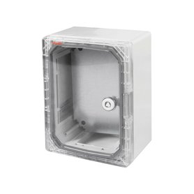 Skříň 39123-T MAGNA IP65, 280x210x130mm, průhledné dveře, součást: montážní deska