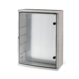 Skříň 39157-T MAGNA IP65, 700x500x245mm, průhledné dveře, součást: montážní deska