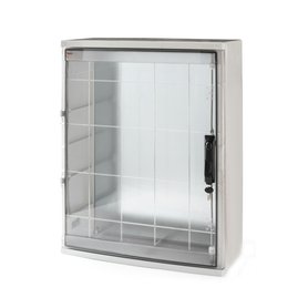 Skříň 39168-T MAGNA IP65, 800x600x265mm, průhledné dveře, součást: montážní deska