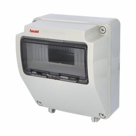 Skříň 3957 AcquaCOMBI IP65, 9 modulů, 245x215x155mm Skříň 3957 AcquaCOMBI IP65, 9 modulů, 245x215x155mm