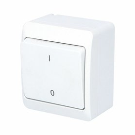 GALATEA IP44 Spínač dvoupólový č.2 (bílá)