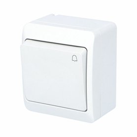 GALATEA IP44 Tlačítko symbol "zvonek" č.1/0 (bílá)