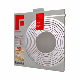 Lišta ohebná CANALROLL EasyLife, pro flexibilní kabel, samolepící, 15x12mm, 5m, bílá
