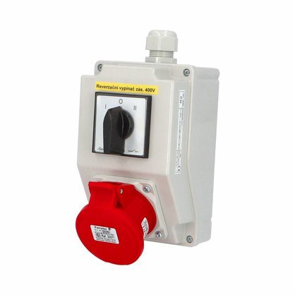Zás. krabice se spínačem I-0-II sb301 IP44 1x400V/16A/5