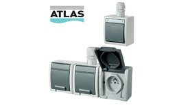 Spínače a zásuvky ATLAS IP65