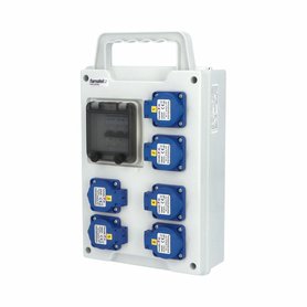 eb371-6kA - EB600000.0 /4M  Zás.skříň EasyBOX IP44 jištěná bez chrániče, přenosná