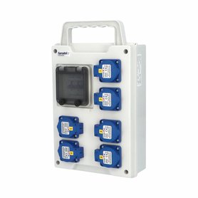 eb371 - EB600000.0 /4M  Zás.skříň EasyBOX IP44 jištěná bez chrániče, přenosná (držadlo)