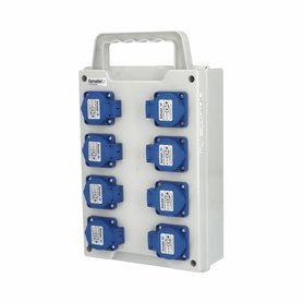 eb705 - EB800000.V  Zás.skříň EasyBOX IP44 bez jištění a chrániče, přenosná (držadlo)