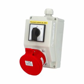 Zás. krabice se spínačem I-0-II sb305 IP44 1x400V/32A/5